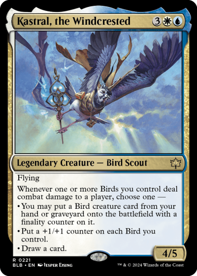 Kastral, the Windcrested - Bloomburrow Spoiler