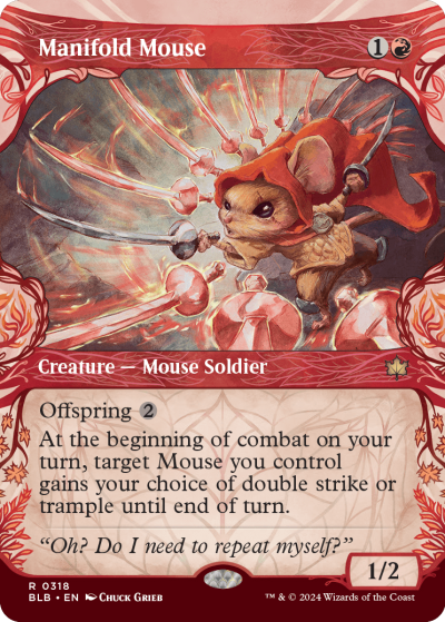 Manifold Mouse 2 - Bloomburrow Spoiler
