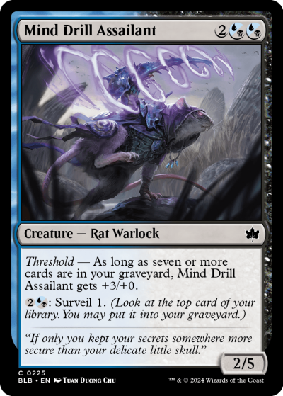 Mind Drill Assailant - Bloomburrow Spoiler