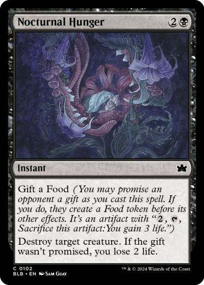 Nocturnal Hunger - Bloomburrow Spoiler