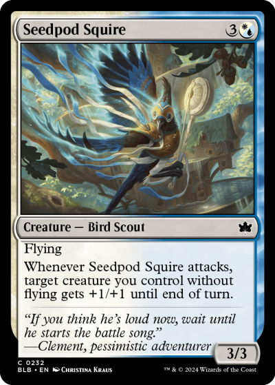 Seedpod Squire - Bloomburrow Spoiler