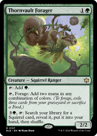 Thornvault Forager - Bloomburrow Spoiler