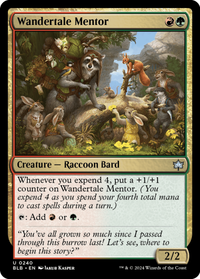 Wandertale Mentor - Bloomburrow Spoiler