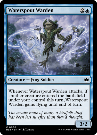 Waterspout Warden - Bloomburrow Spoiler