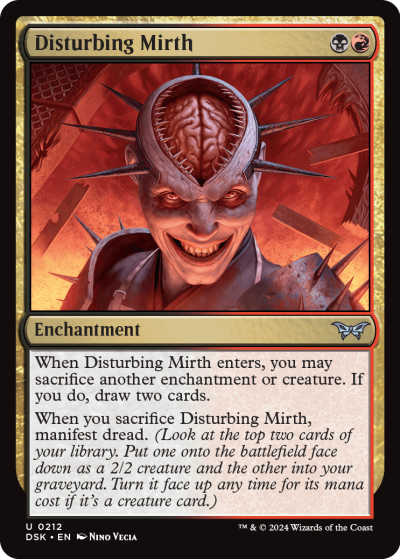 Disturbing Mirth - Duskmourn Spoiler