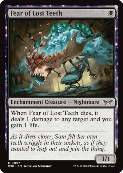 Fear of Lost Teeth - Duskmourn Spoiler