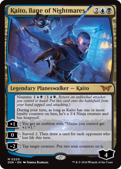 Kaito, Bane of Nightmares - Duskmourn Spoiler