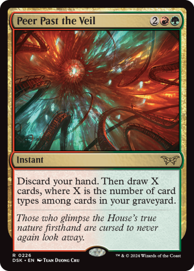 Peer Past the Veil - Duskmourn Spoiler