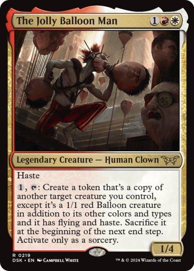 The Jolly Balloon Man - Duskmourn Spoiler