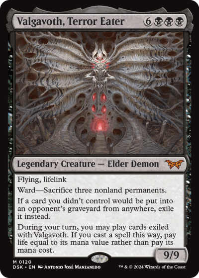 Valgavoth, Terror Eater - Duskmourn Spoiler