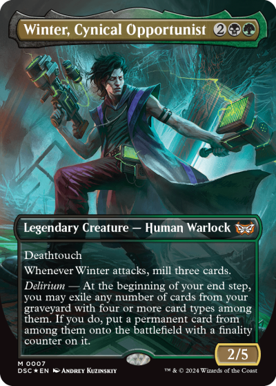 Winter, Cynical Opportunist - Duskmourn Spoiler