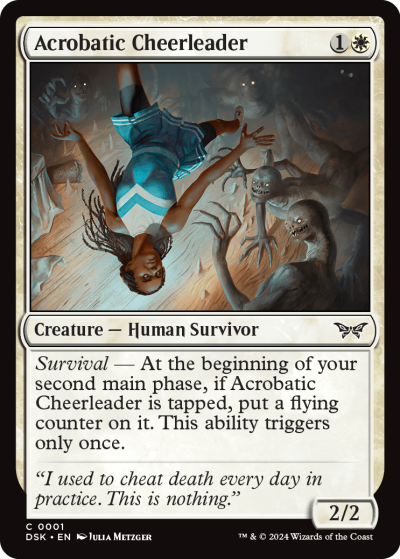 Acrobatic Cheerleader - Duskmourn Spoiler