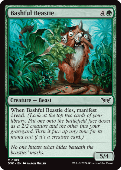 Bashful Beastie - Duskmourn Spoiler