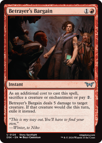 Betrayer's Bargain - Duskmourn Spoiler