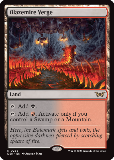 Blazemire Verge - Duskmourn Spoiler