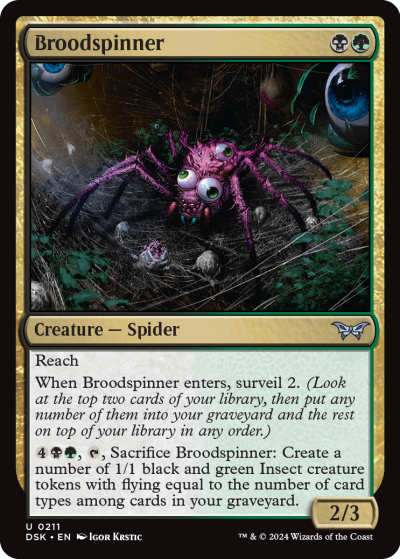 Broodspinner - Duskmourn Spoiler