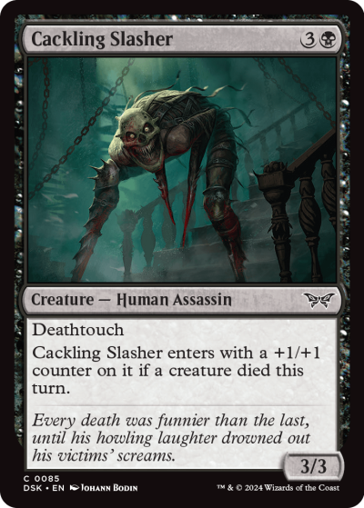 Cackling Slasher - Duskmourn Spoiler