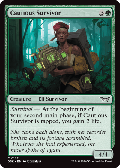 Cautious Survivor - Duskmourn Spoiler