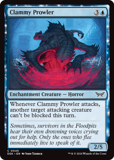 Clammy Prowler - Duskmourn Spoiler