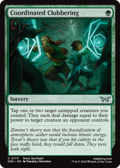 Coordinated Clobbering - Duskmourn Spoiler