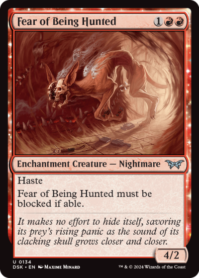 Fear of Being Hunted - Duskmourn Spoiler