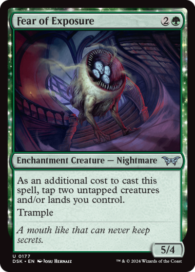 Fear of Exposure - Duskmourn Spoiler