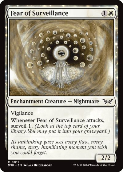 Fear of Surveillance - Duskmourn Spoiler