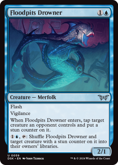 Floodpits Drowner - Duskmourn Spoiler