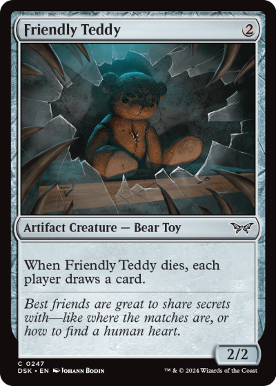 Friendly Teddy - Duskmourn Spoiler