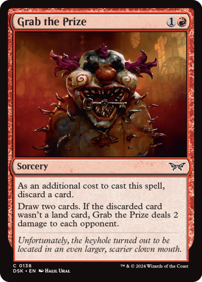 Grab the Prize - Duskmourn Spoiler