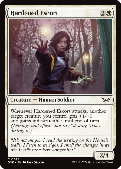 Hardened Escort - Duskmourn Spoiler