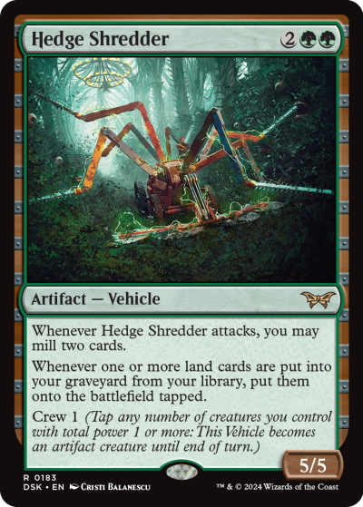 Hedge Shredder - Duskmourn Spoiler