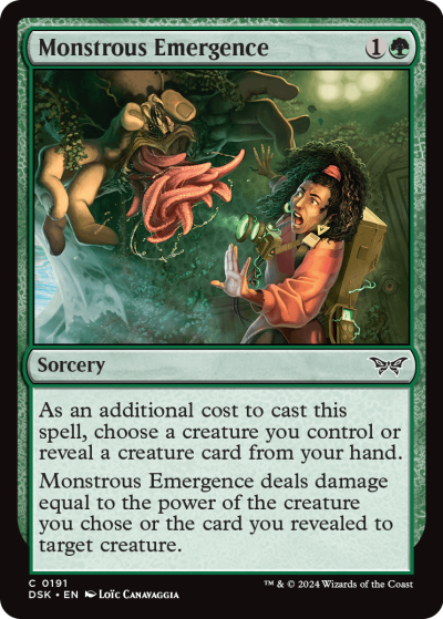 Monstrous Emergence - Duskmourn Spoiler