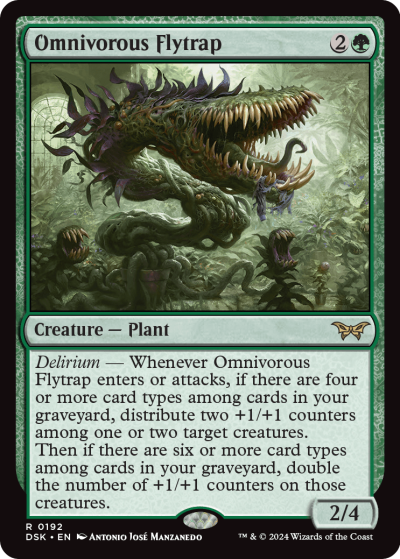 Omnivorous Flytrap - Duskmourn Spoiler