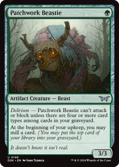 Patchwork Beastie - Duskmourn Spoiler