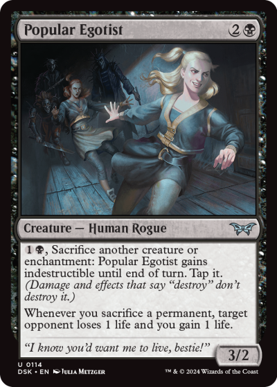 Popular Egotist - Duskmourn Spoiler