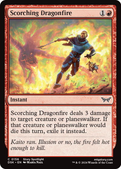 Scorching Dragonfire - Duskmourn Spoiler