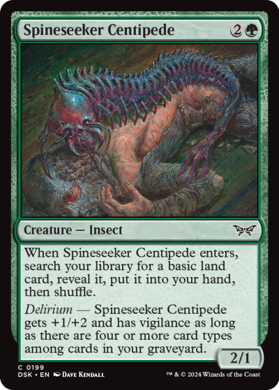 Spineseeker Centipede - Duskmourn Spoiler