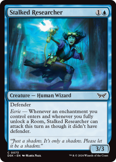 Stalked Researcher - Duskmourn Spoiler