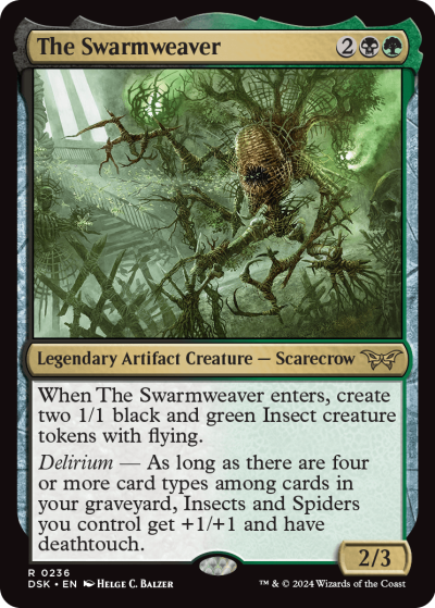 The Swarmweaver - Duskmourn Spoiler