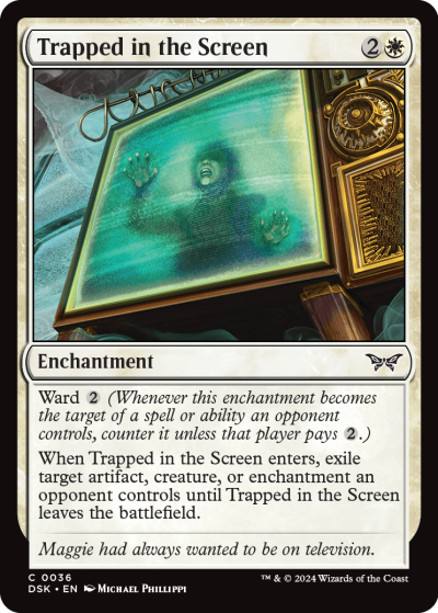 Trapped in the Screen - Duskmourn Spoiler