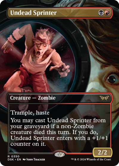 Undead Sprinter (Variant) - Duskmourn Spoiler