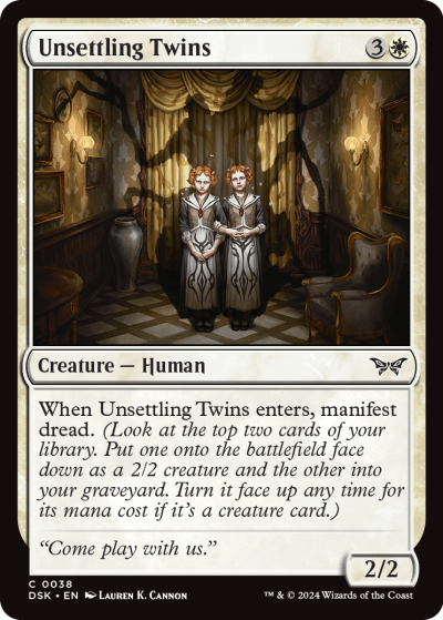 Unsettling Twins - Duskmourn Spoiler