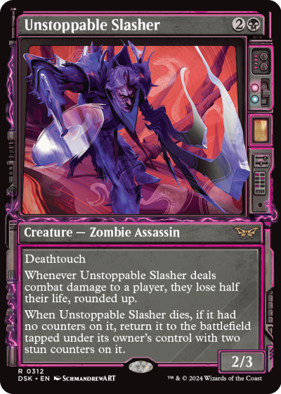 Unstoppable Slasher (Variant) - Duskmourn Spoiler