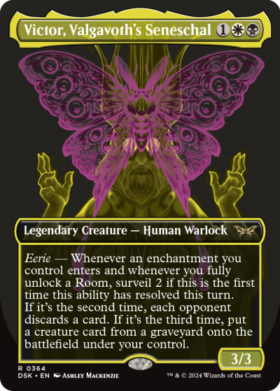 Victor, Valgavoth's Seneschal (Variant) - Duskmourn Spoiler