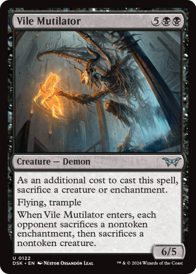 Vile Mutilator - Duskmourn Spoiler