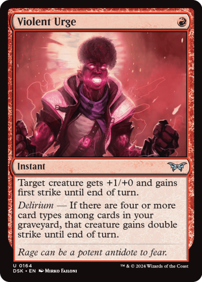 Violent Urge - Duskmourn Spoiler