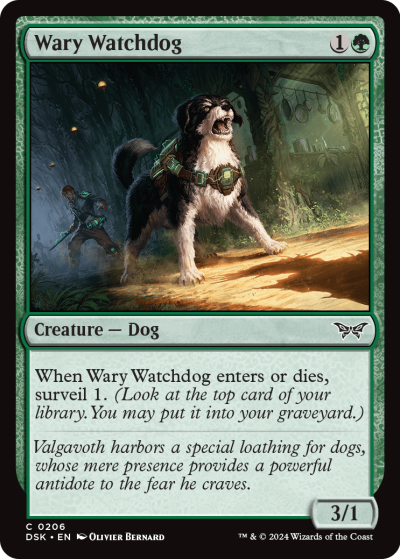 Wary Watchdog - Duskmourn Spoiler