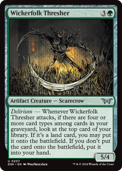 Wickerfolk Thresher - Duskmourn Spoiler