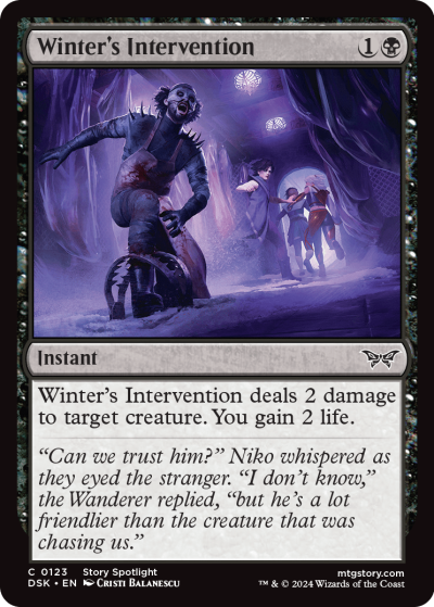 Winter's Intervention - Duskmourn Spoiler